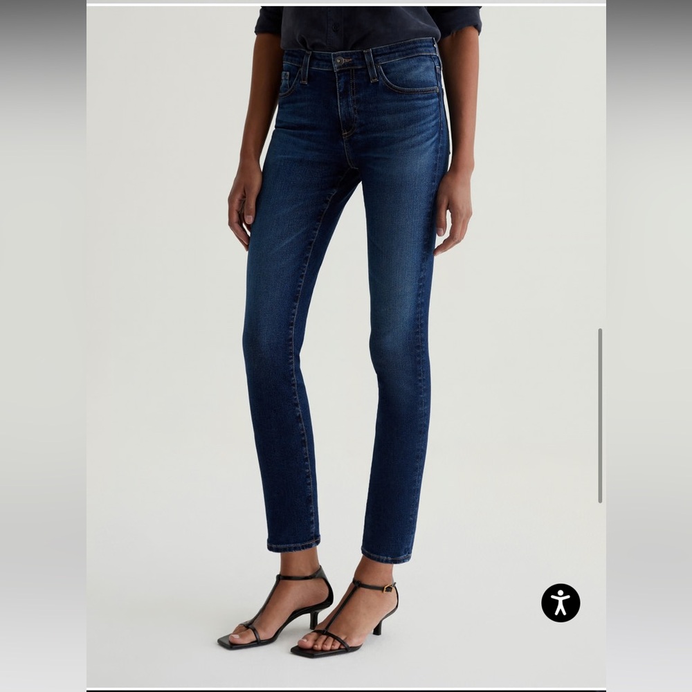 AG Adriano Goldschmied Dark Wash Skinny Jeans
